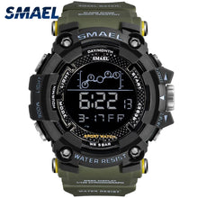 Load image into Gallery viewer, Mens Watch Military Water resistant SMAEL Sport watch Army led Digital wrist Stopwatches for male 1802 relogio masculino Watches - Home Garden 01