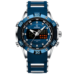 Readeel Brand Luxury LED Digital Quartz Mens Watches Chronograph Man Sport Watch Waterproof Wristwatch relogio quartzo masculino - Home Garden 01
