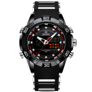 Readeel Brand Luxury LED Digital Quartz Mens Watches Chronograph Man Sport Watch Waterproof Wristwatch relogio quartzo masculino - Home Garden 01
